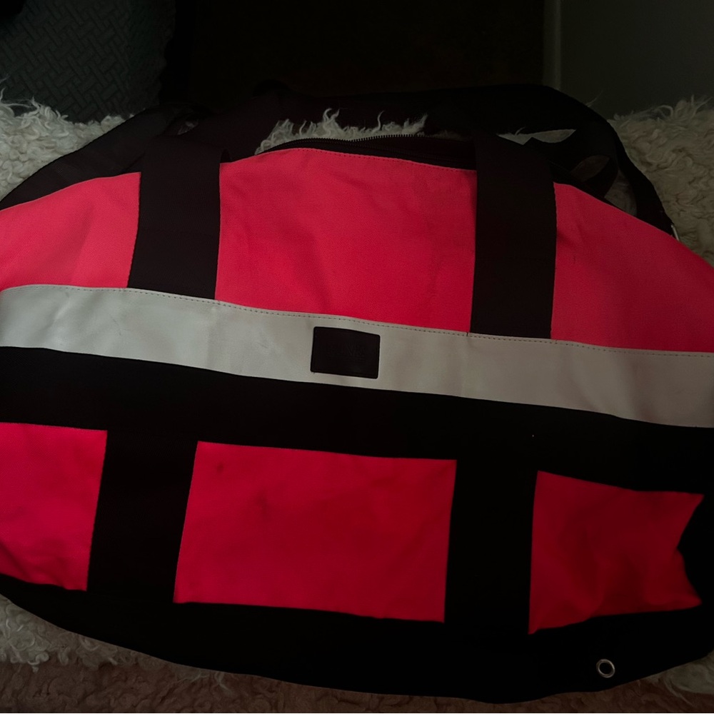PINK Victoria's Secret Red and Black Bag